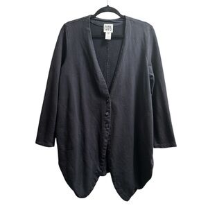 Prairie Underground Spare Change Cardigan Black Women’s Size Medium